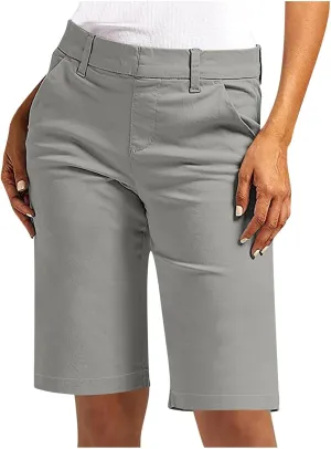 Bermuda Shorts for Women Summer Knee Length Lightweight Quick Dry Short Casual Hiking Straight Leg Pull On Short