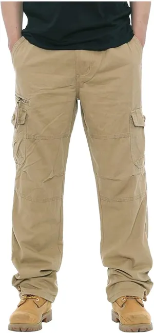 Cargo Pants for Men Multi Pockets Baggy Pants Stretch Skinny Fit Sweatpants Plus Size Hunting Pants 2024