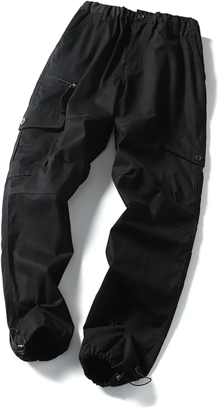 Cargo Pants for Men Multi Pockets Baggy Pants Stretch Skinny Fit Sweatpants Plus Size Hunting Pants 2024