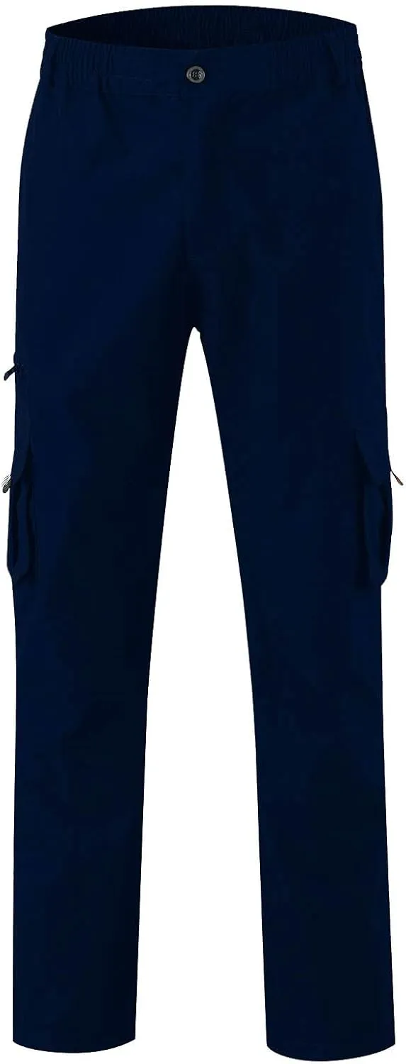 Cargo Pants for Men Multi Pockets Baggy Pants Stretch Skinny Fit Sweatpants Plus Size Hunting Pants 2024