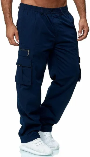 Cargo Pants for Men Multi Pockets Baggy Pants Stretch Skinny Fit Sweatpants Plus Size Hunting Pants 2024