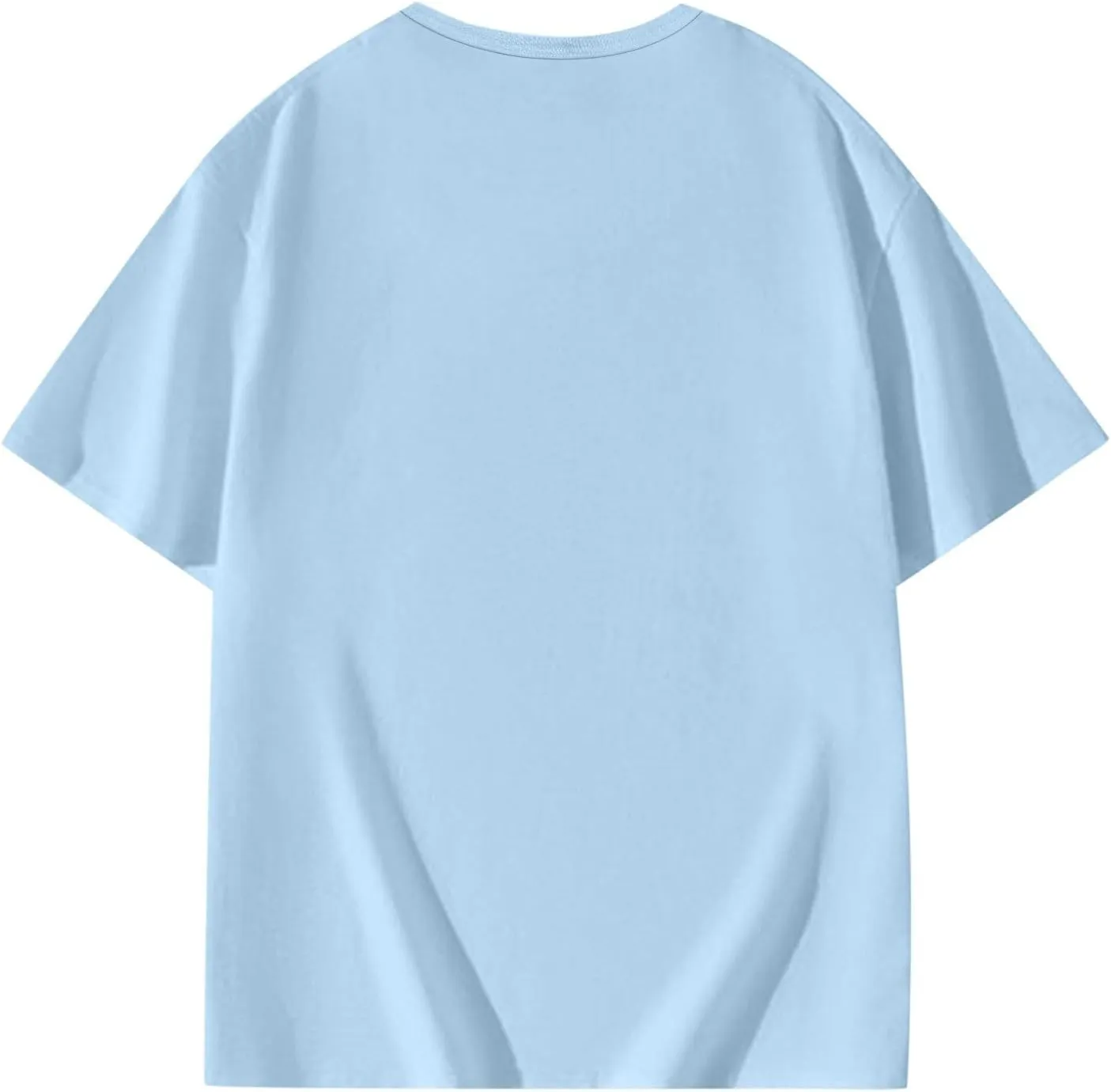 Casual Short Sleeve T-Shirt for Girls,Cute Print Cotton Crewneck Short Sleeve Tees Basic Tees Outfits Tops