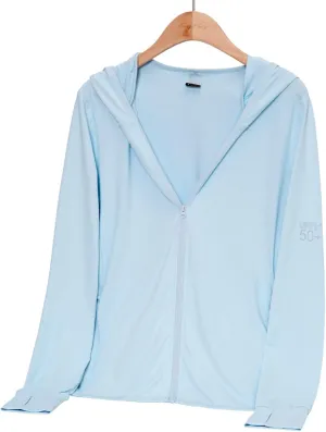 Cycling Clothing Women, Breathable Thin Ice Silk, Couple Sun Protection Clothing, Blue 2,4XL,Running Hiking Light Jackets