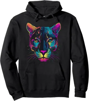 Graffiti Pop Art Of Puma Animal Graphic Tees for Men Women Pullover Hoodie
