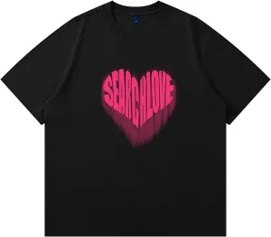 Graphic Tees Vintage Oversized Tshirts: Mens Womens Tops for Casual Summer - Teens Y2k Clothes for School University