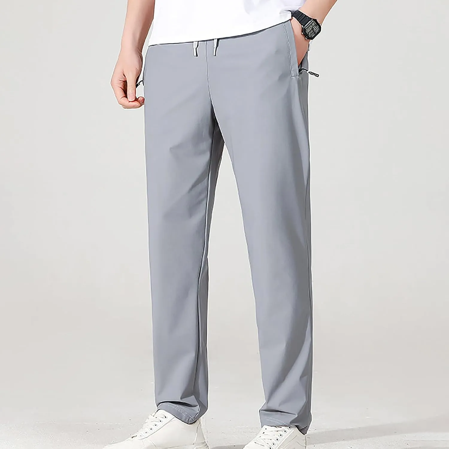 Hiking Pants for Men Lightweight Athletic Sweatpants Quick Dry with Pockets Gym Running Golf Track Workout Pants