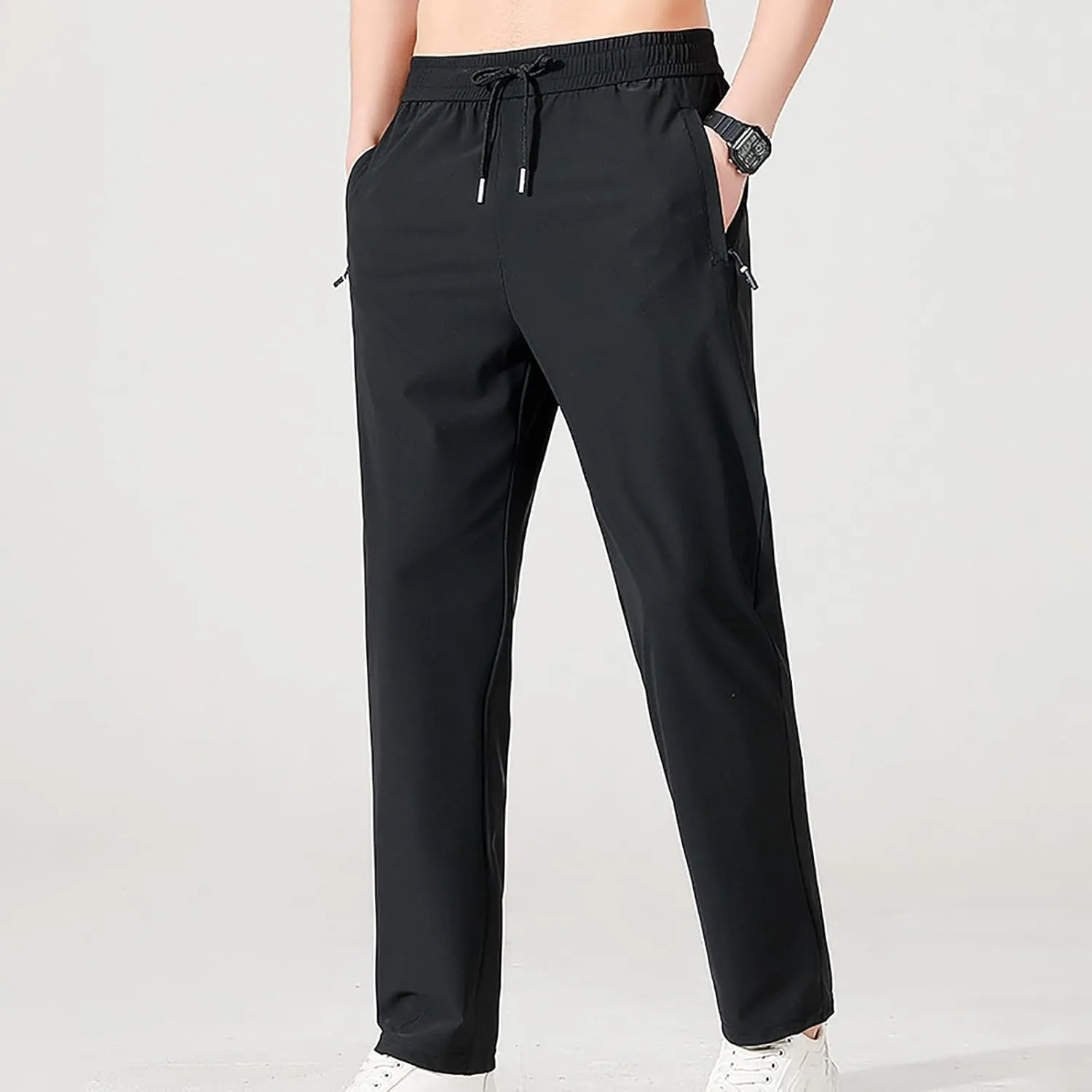 Hiking Pants for Men Lightweight Athletic Sweatpants Quick Dry with Pockets Gym Running Golf Track Workout Pants