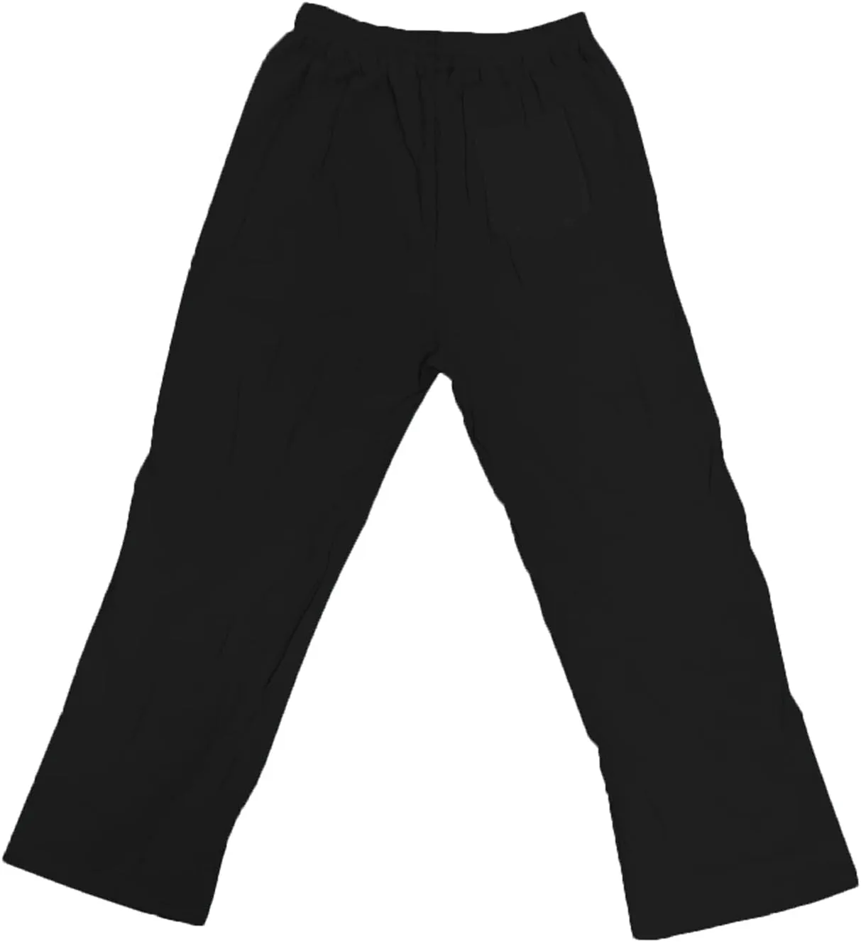 HUANLE Long Pants for Mens Linen Pants Casual Loose Lightweight Drawstring Elastic Waist Summer Yoga Beach Trousers