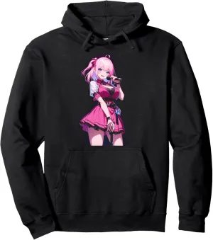 Japanese Anime Girl Funny Graphic Tees Pullover Hoodie