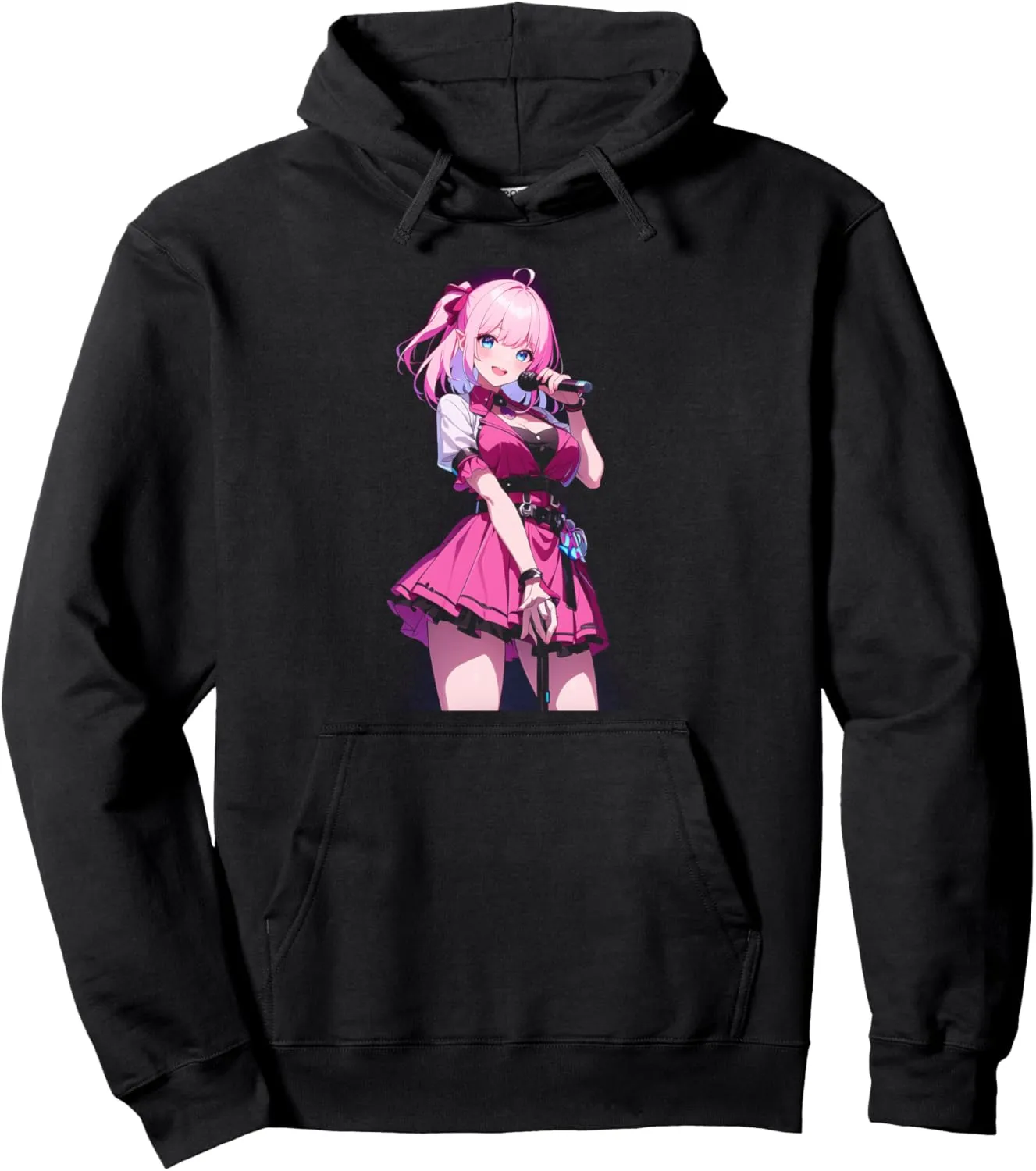 Japanese Anime Girl Funny Graphic Tees Pullover Hoodie