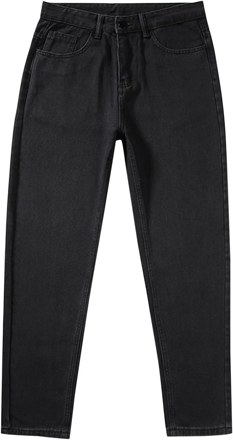 Jeans for Men Men's Size Trousers Leg Pants Loose Drop Fashion Large Men's Pants Straight Mid Rise Jeans Men's