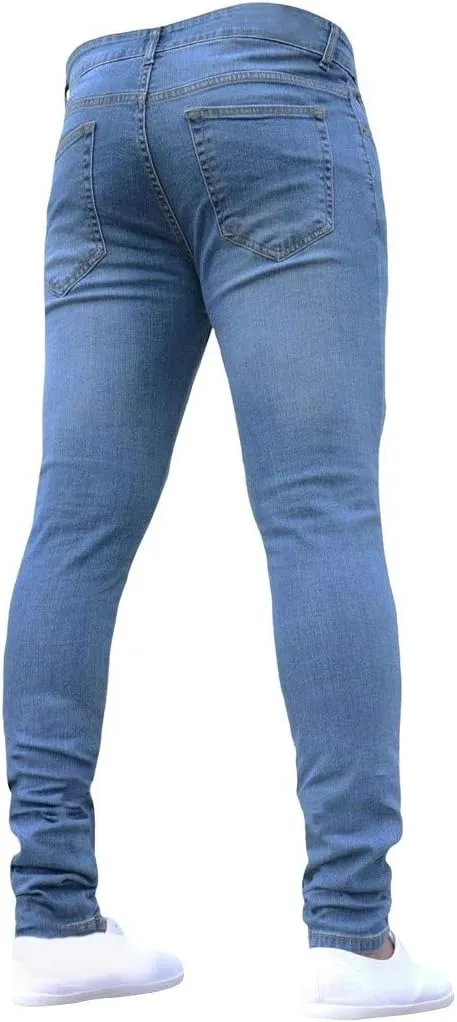Jeans for Men Men's Size Trousers Leg Pants Loose Drop Fashion Large Men's Pants Straight Mid Rise Jeans Men's