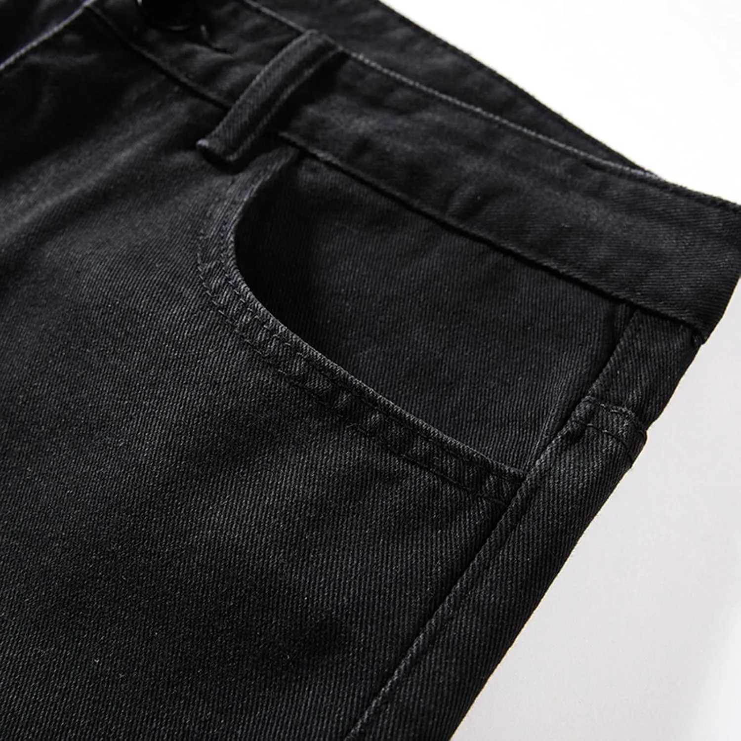 Jeans for Men Men's Size Trousers Leg Pants Loose Drop Fashion Large Men's Pants Straight Mid Rise Jeans Men's