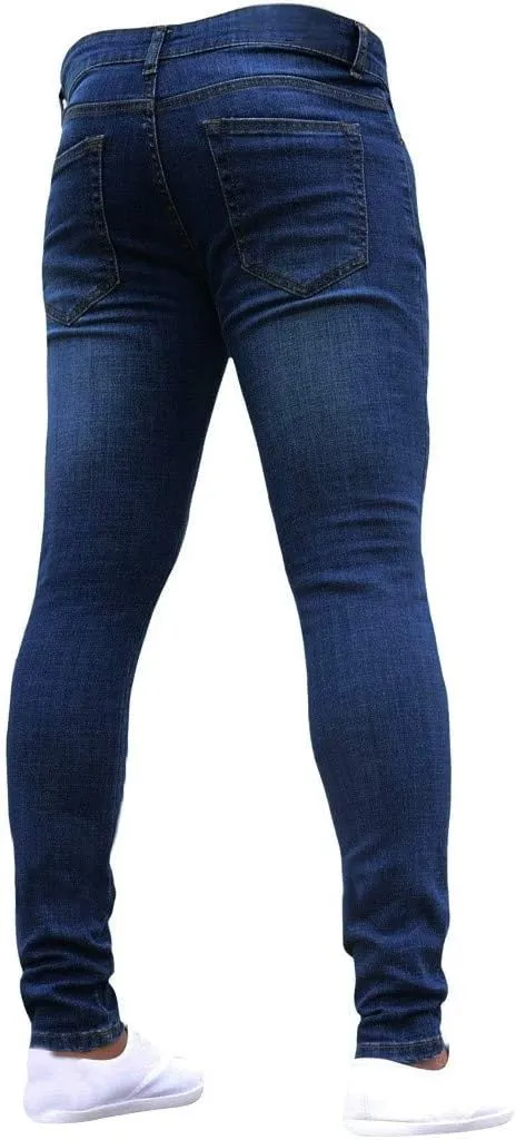 Jeans for Men Men's Size Trousers Leg Pants Loose Drop Fashion Large Men's Pants Straight Mid Rise Jeans Men's