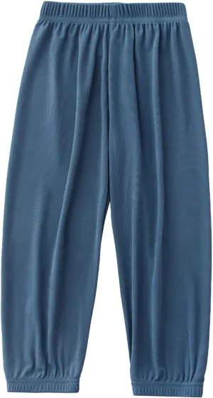 Kids Boys Girls Loose Pants Spring Summer Sweatpants Elastic Waist Home Leisure Outdoor Activities