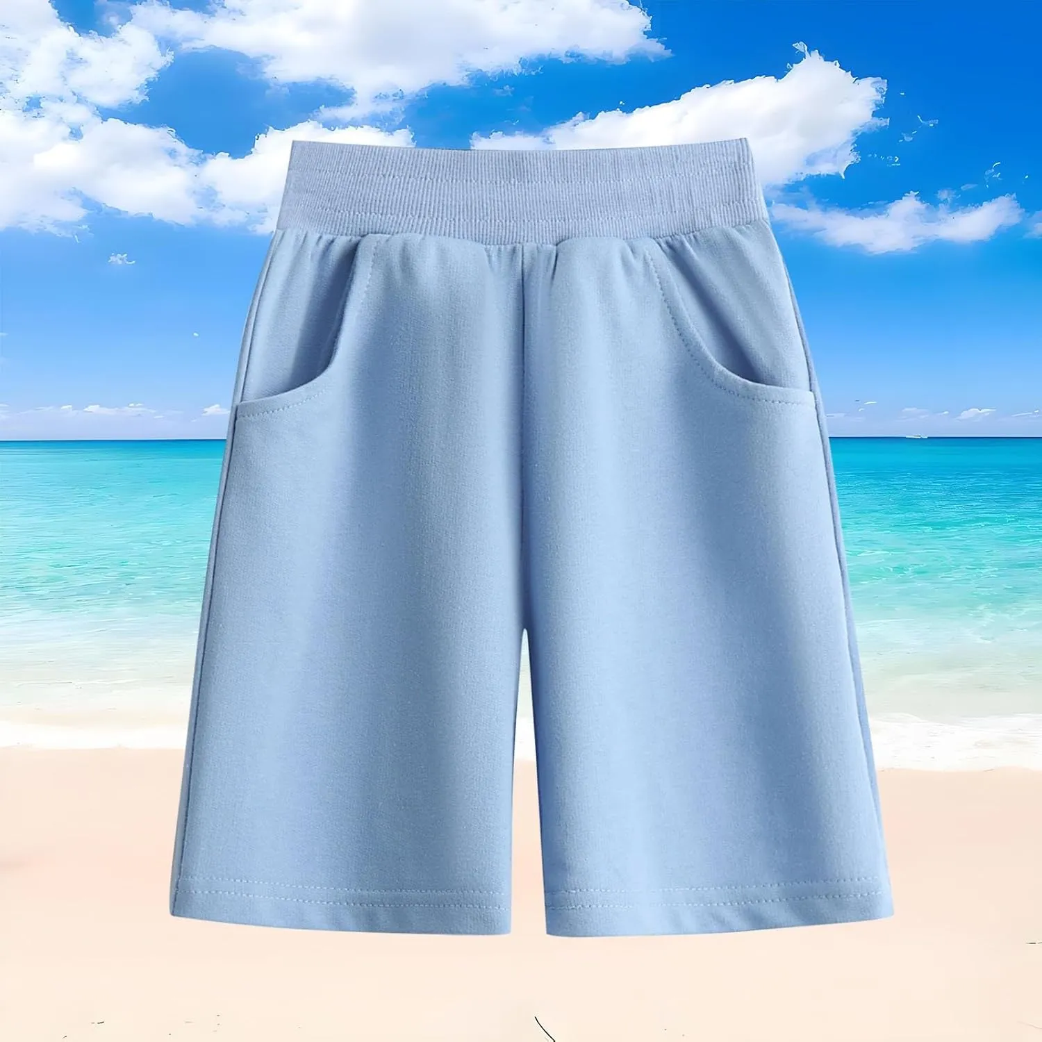 Kids Girl Boy Track Athletic Jogger Pants Shorts for Child Graphic Plaid Straight Leg Fall Summer Pants 2025 Trendy