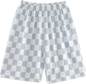 Kids Girl Boy Track Athletic Jogger Pants Shorts for Child Graphic Plaid Straight Leg Fall Summer Pants 2025 Trendy