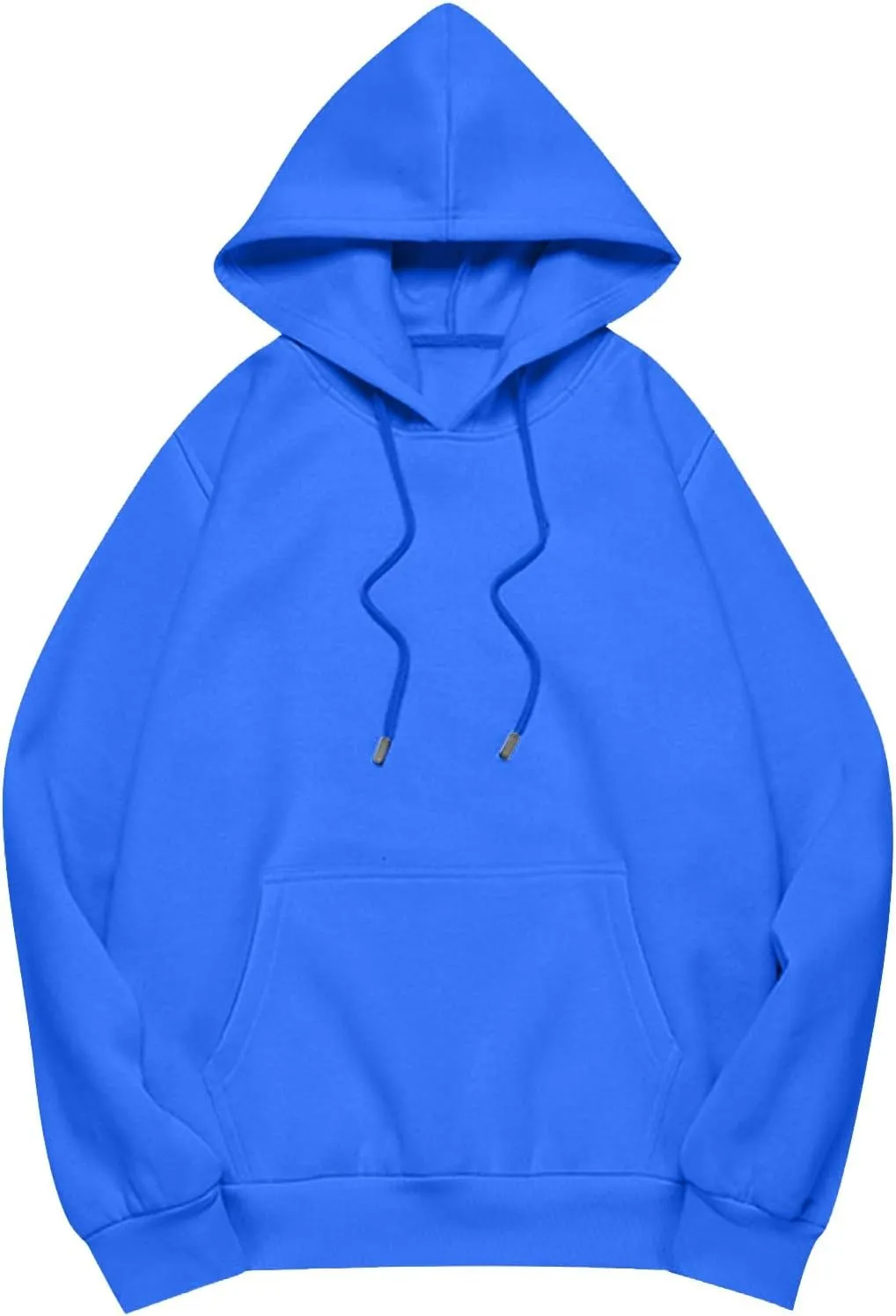 KIKX0DE Womens Oversized Sweatshirts Fleece Hoodies Long Sleeve Shirts Pullover Drop Shoulder Outfits 2024 With Pocket