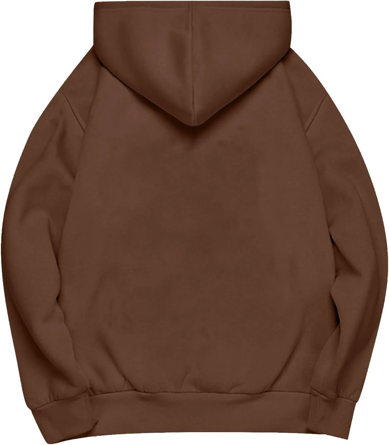 KIKX0DE Womens Oversized Sweatshirts Fleece Hoodies Long Sleeve Shirts Pullover Drop Shoulder Outfits 2024 With Pocket