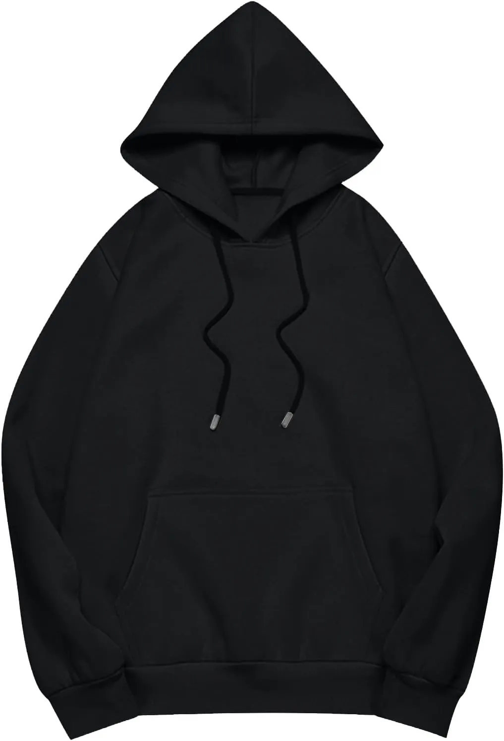 KIKX0DE Womens Oversized Sweatshirts Fleece Hoodies Long Sleeve Shirts Pullover Drop Shoulder Outfits 2024 With Pocket