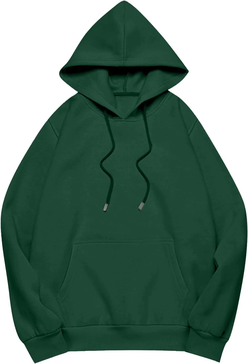 KIKX0DE Womens Oversized Sweatshirts Fleece Hoodies Long Sleeve Shirts Pullover Drop Shoulder Outfits 2024 With Pocket