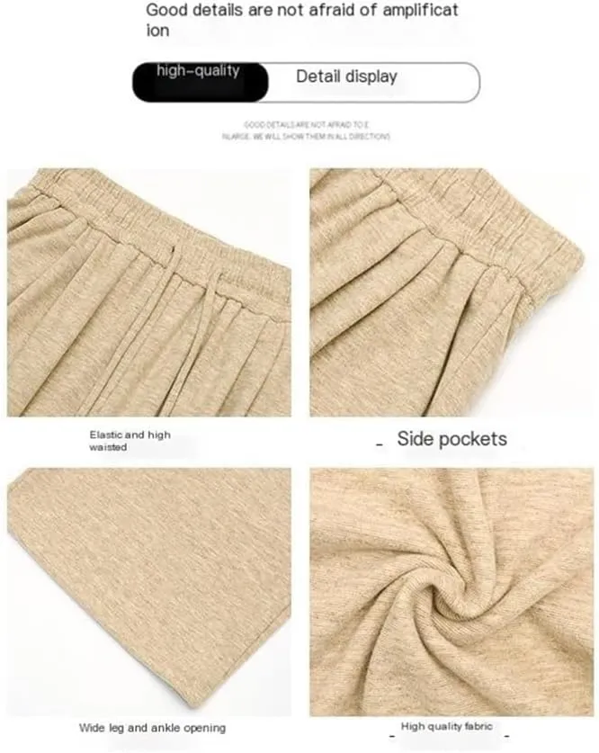 Lazy, soft straight-leg mopping trousers thin loose pants wide-leg pants