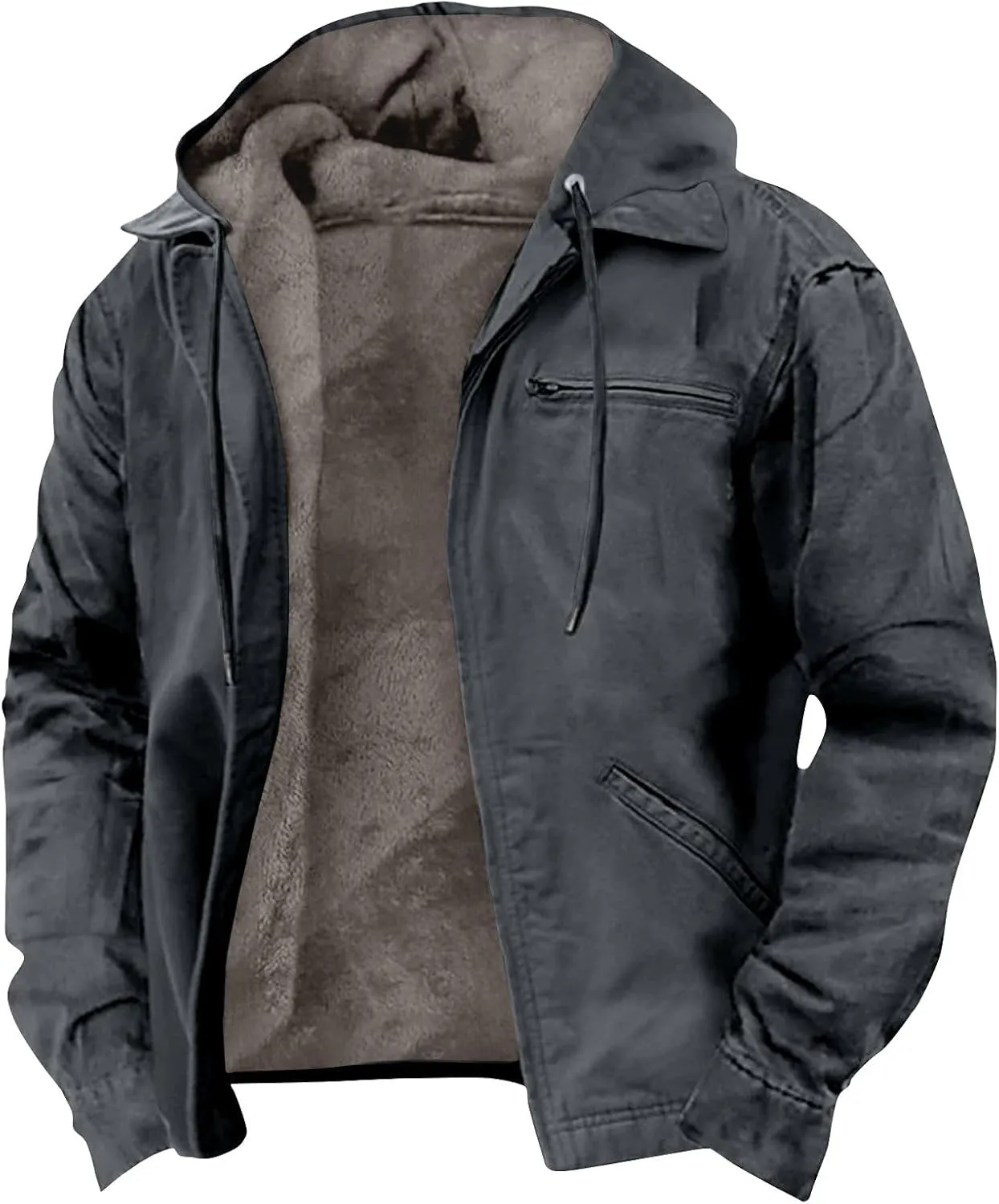 Light Jackets For Men Vintage Long Sleeve Coats: Classic Print Jackets Trendy Sweatshirt Sweaters Hoodie