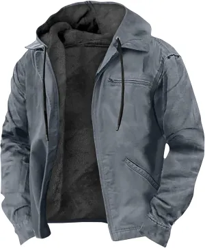 Light Jackets For Men Vintage Long Sleeve Coats: Classic Print Jackets Trendy Sweatshirt Sweaters Hoodie