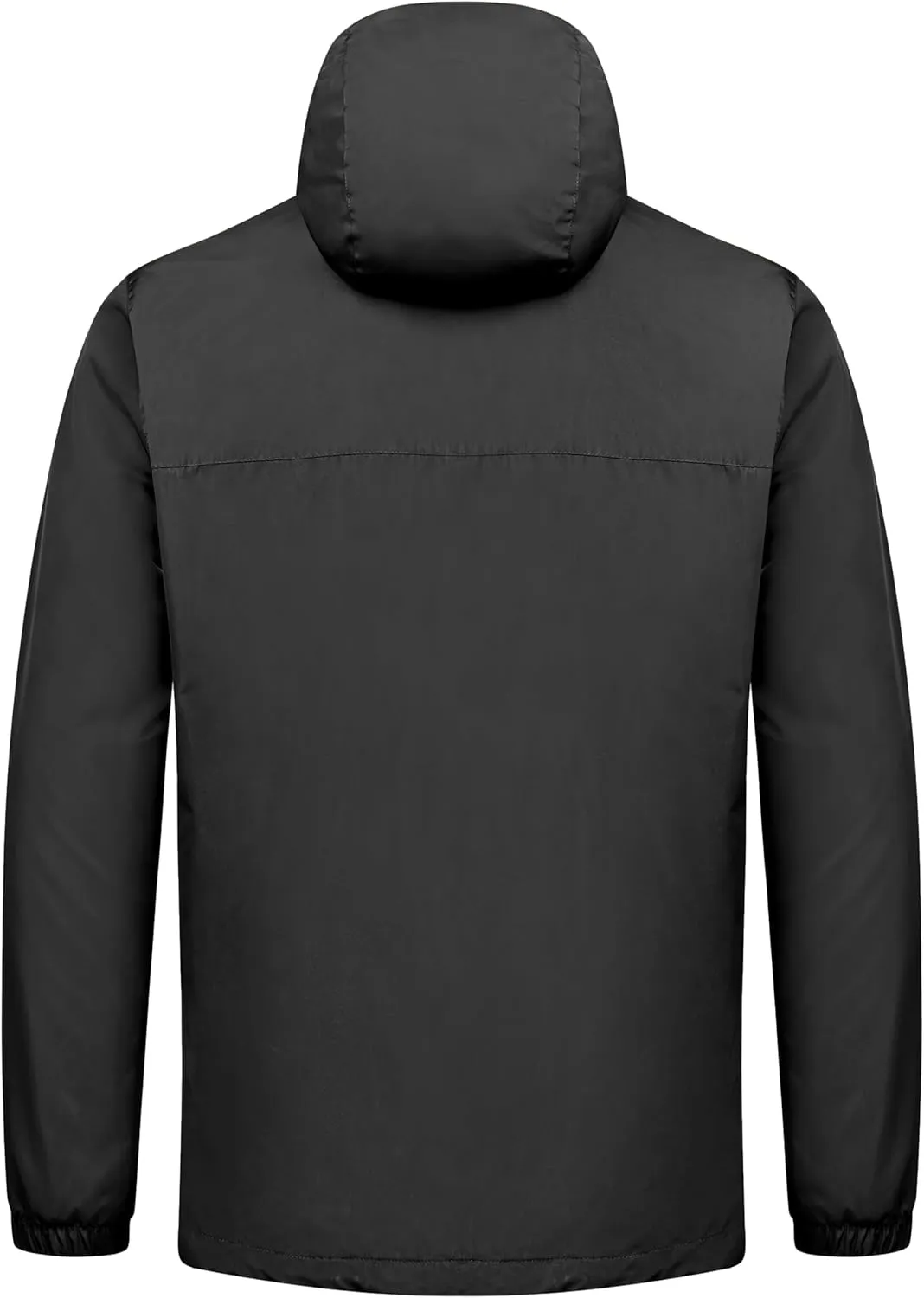 Little Donkey Andy Mens Windbreak Jacket, Quick Drying Water Repellent Light Jackets for Men Wrinkle Reduction