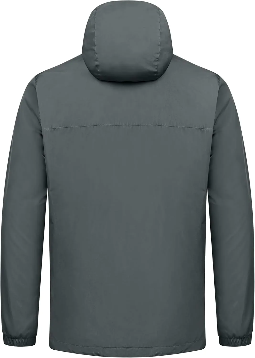 Little Donkey Andy Mens Windbreak Jacket, Quick Drying Water Repellent Light Jackets for Men Wrinkle Reduction