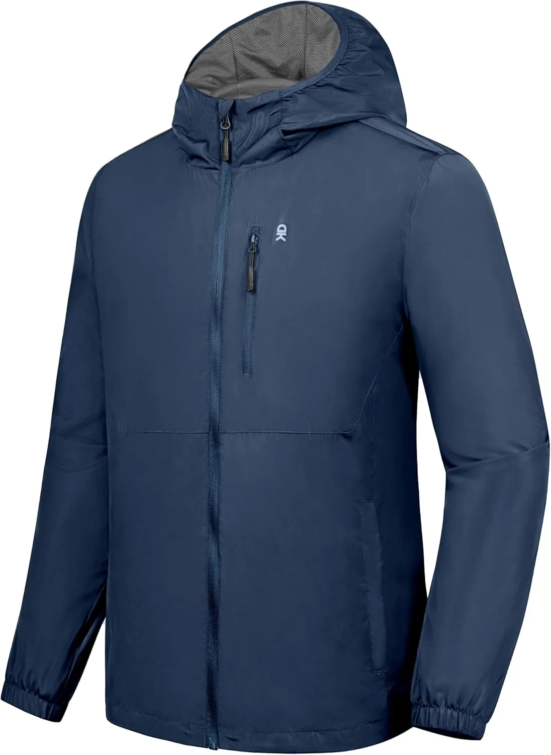 Little Donkey Andy Mens Windbreak Jacket, Quick Drying Water Repellent Light Jackets for Men Wrinkle Reduction