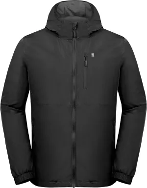 Little Donkey Andy Mens Windbreak Jacket, Quick Drying Water Repellent Light Jackets for Men Wrinkle Reduction