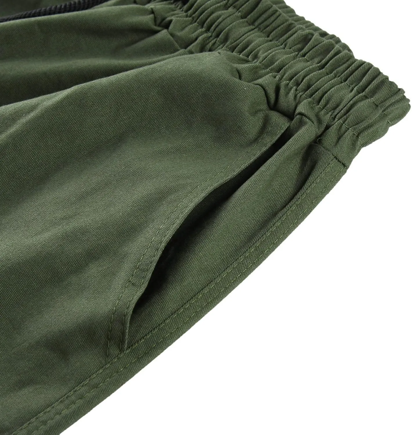 Mens Cargo Pants Casual Joggers Athletic Pants Cotton Loose Straight Sweatpants