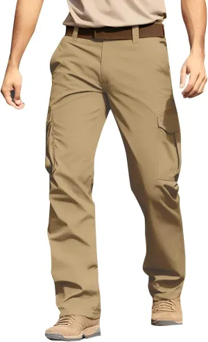Mens Cargo Pants Thickened Pants Cotton Pocket Multi Color Large Sanitary Pants Multi Pockets Relaxed Fit