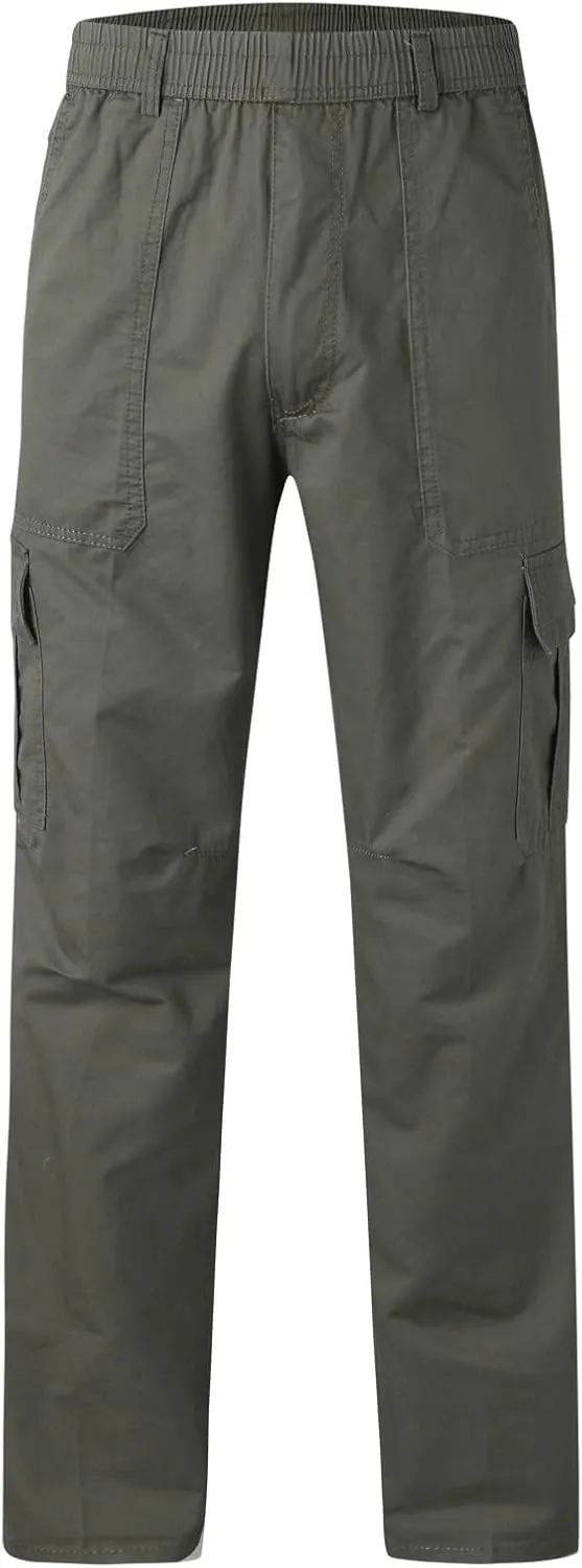 Mens Cargo Sweatpants Mens Boot Cut Work Pants Baggy Khaki Pants Mens Relaxed fit Mountain Khaki Khaki Pants for Men