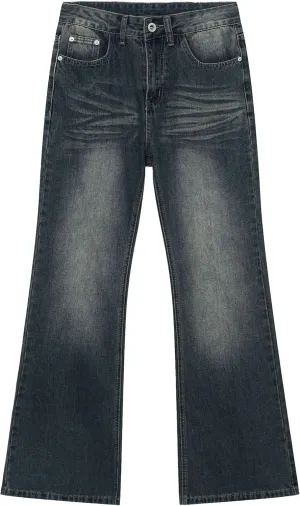 Men's Casual Jeans Regular Fit Slim Straight Jeans Summer Wide Leg Workwear Sweatpants with Pockets