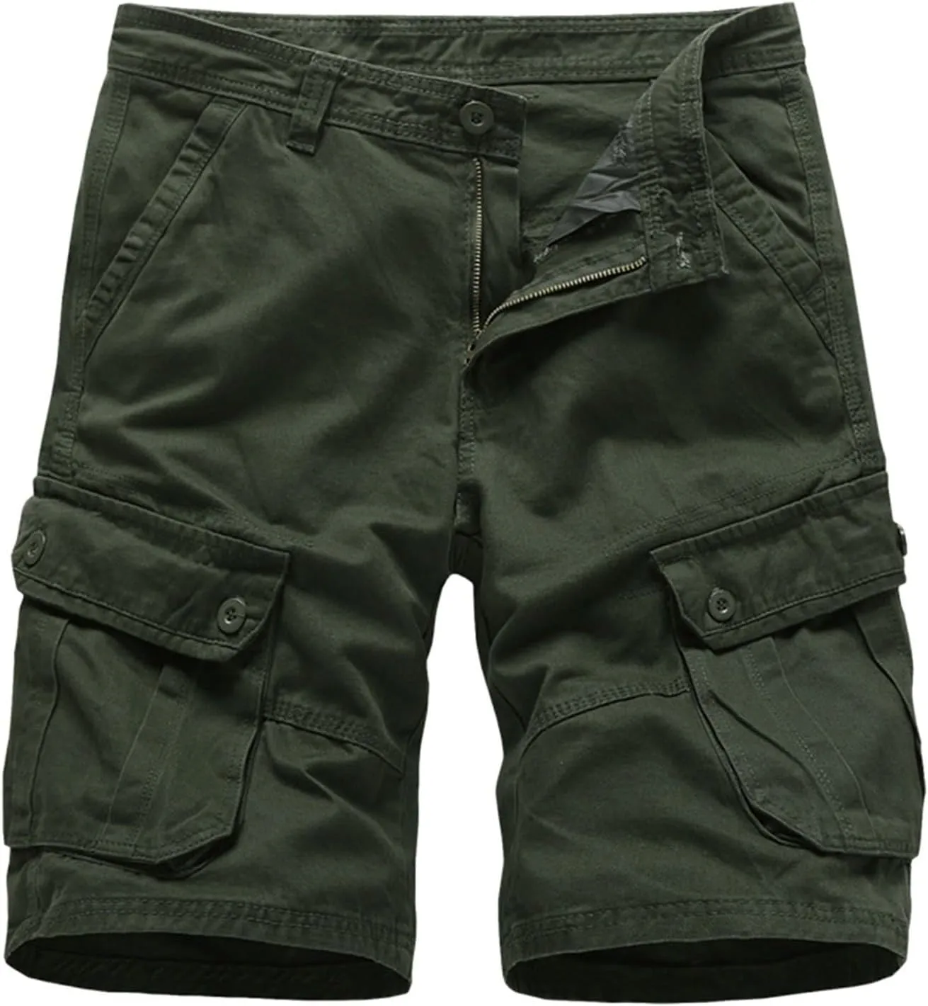 Men's Classic Relaxed Fit Cargo Short Work Short for Outdoor Short Classic Cargo Stretch Short with Shorts Cargo