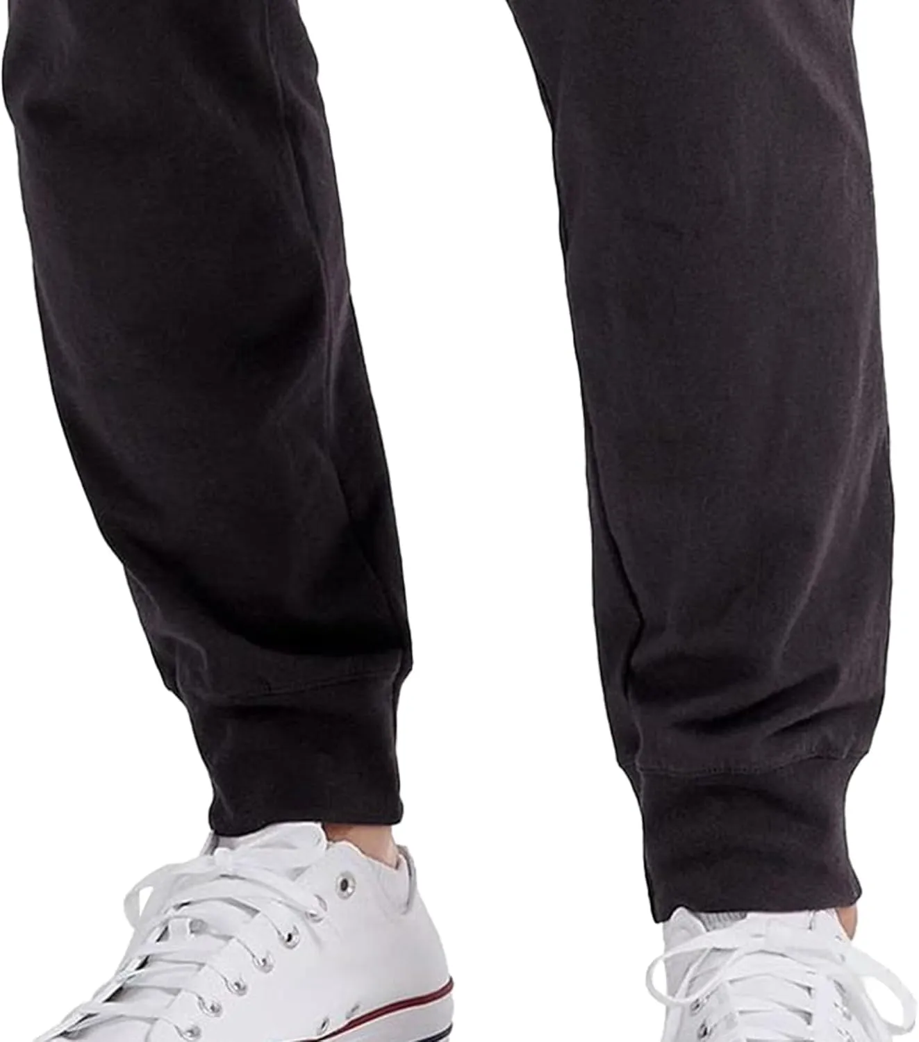 Men's Elastic Waist Breathable Tapered Pants Solid Stretch Joggers Trousers Comfort Casual Athletic Sweatpants