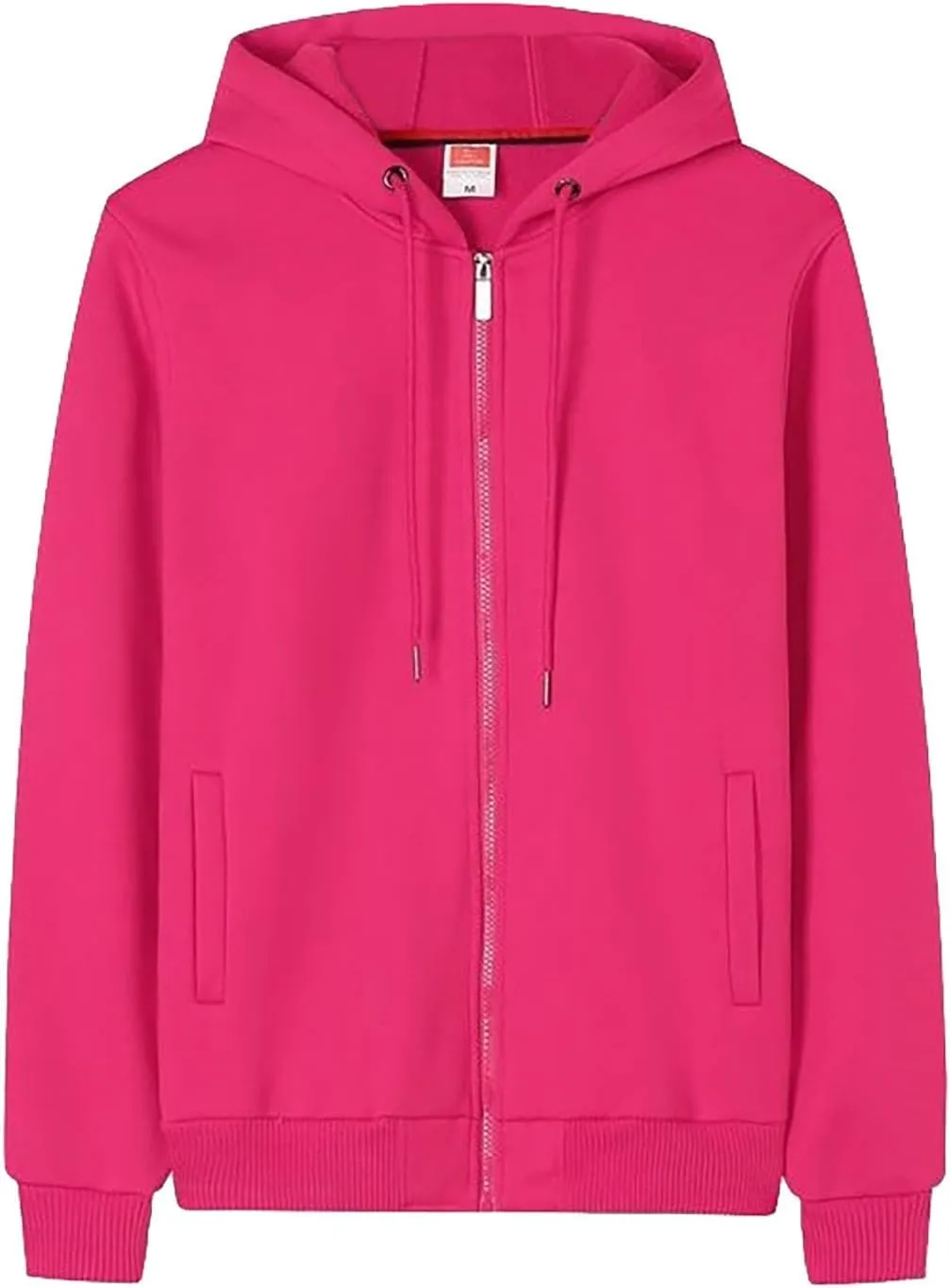 Mens Fall Winter Fleece Full-Zip Hoodie, Zip-Up Hooded Sweatshirt Oversized Pullover Raglan Sleeve Casual Outfits Top