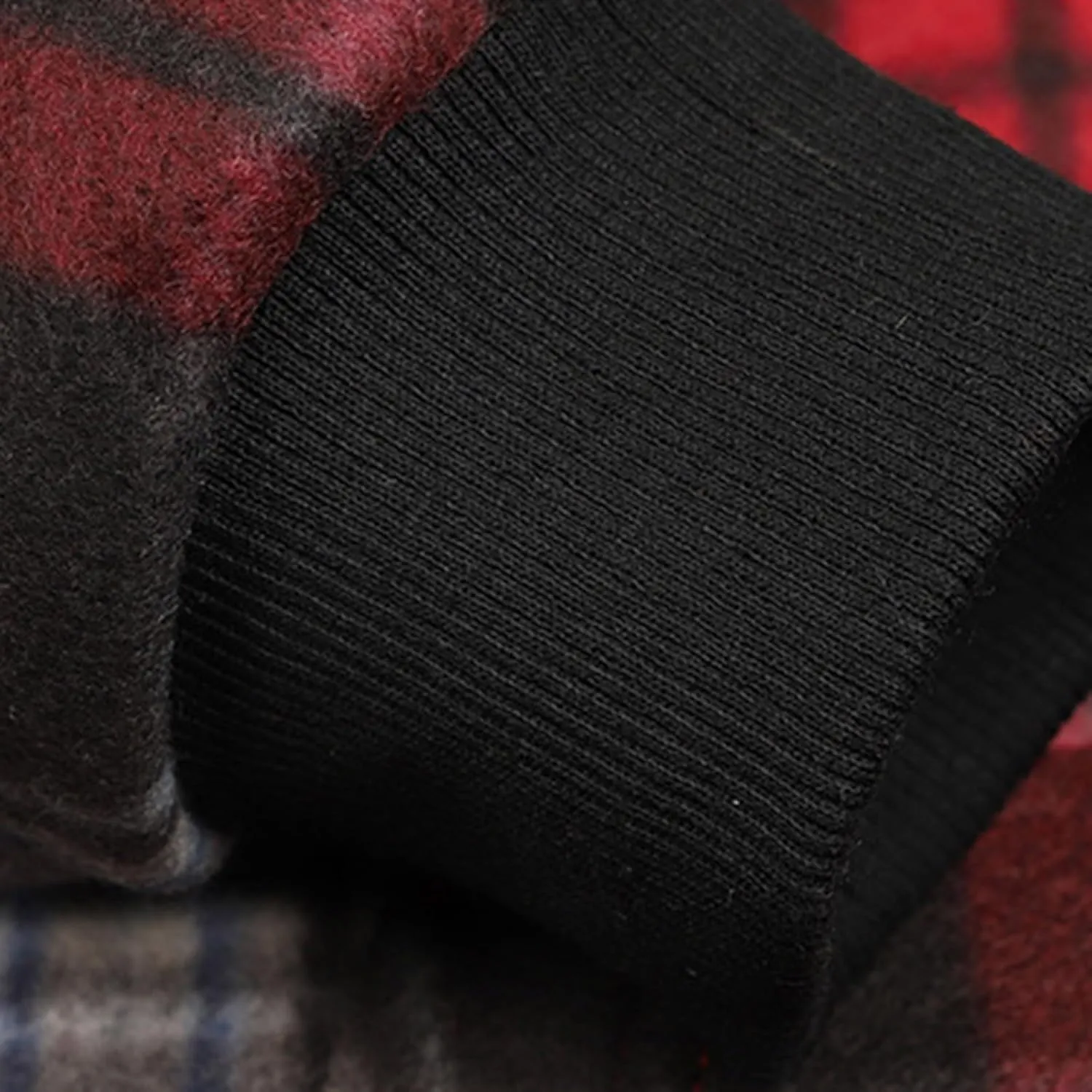Mens Flannel Plaid Jacket Long Sleeve Button Hooded Cardigan Autumn and Winter Thickened Tops Cotton Casual Coats
