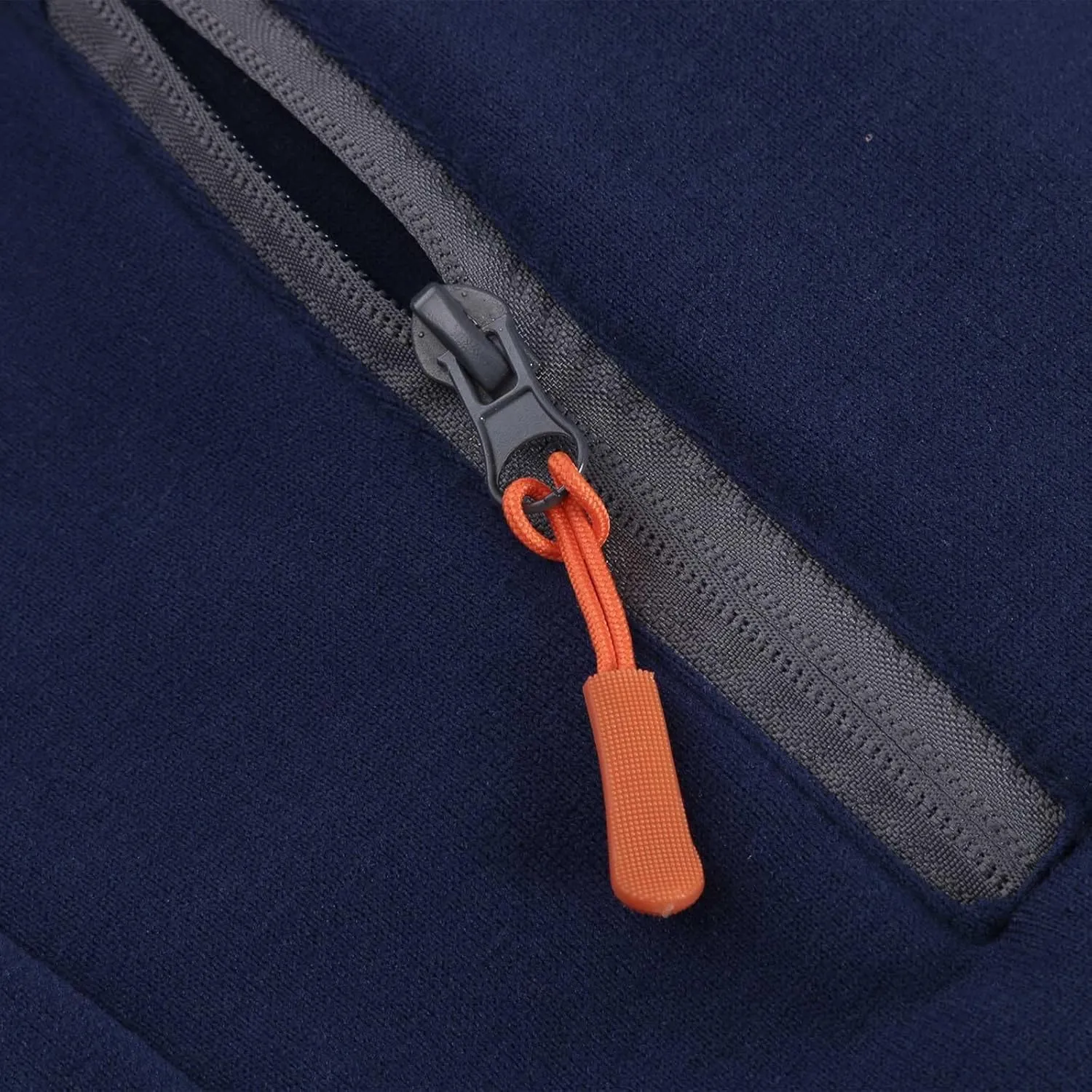 Mens Hooded Sweatshirt with Zipper Fleece Lined Sports Jacket Lightweight Slim Fit Hoodie Casual Long Sleeve Coat