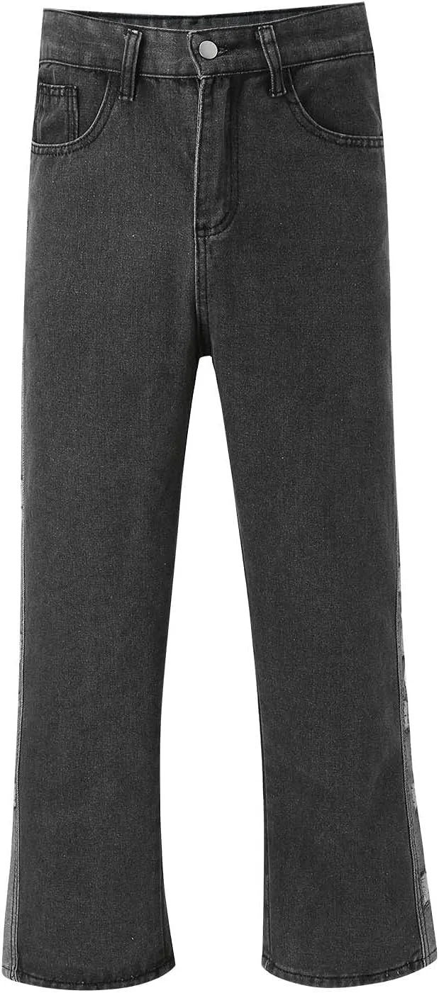 Men's Loose Jeans Workwear Straight Fit Stretch Basic Straight Leg Jean Men's Comfort Fit Jean Men's Premium Fit Loose Jean