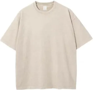 Mens Oversized T Shirt Unisex Acid Wash Vintage Washed Tee Shirt Casual Streetwear Basic Tees