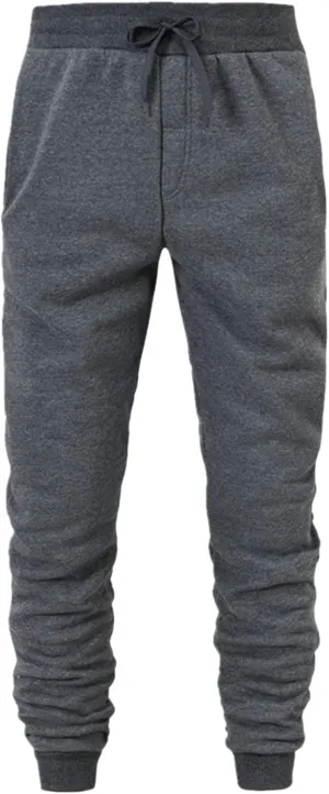 Men's Winter Fleece Lined Sweatpants Stretch Joggers Athletic Pants Hiking Workout Running Casual Baggy Sport Pants