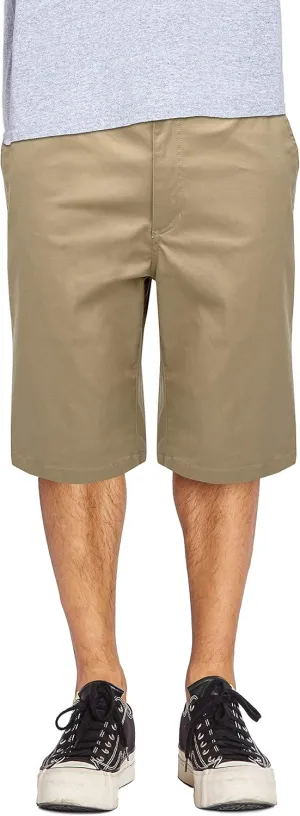 Men’s Work Shorts Pants - Casual Stretch Cotton Twill Chino Slim Fit Multi Pocket Regular Big Sizes 30~46