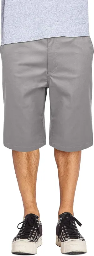Men’s Work Shorts Pants - Casual Stretch Cotton Twill Chino Slim Fit Multi Pocket Regular Big Sizes 30~46