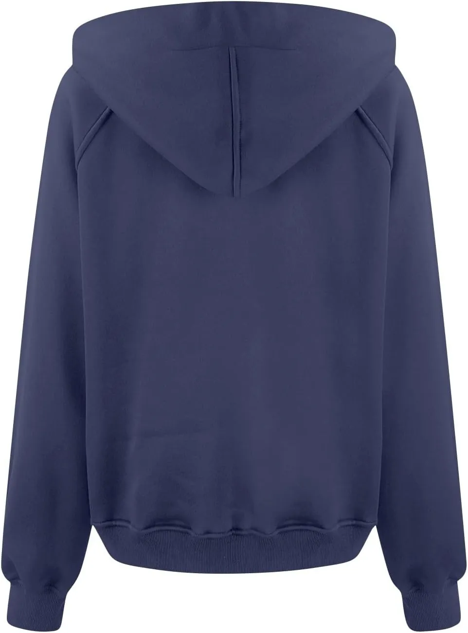 Oversized Hoodie Women Fleece Lined Thumb Hole Cropped Half Zip Sweatshirt Drop Shoulder Long Sleeve Going Out Tops