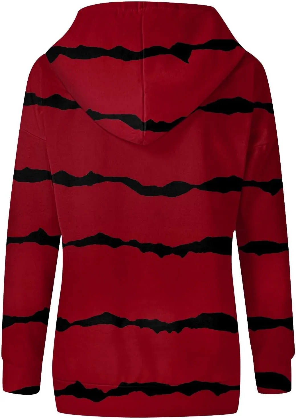 Oversized Hoodies for Women 2024 Fall Loose Fit Round Neck Casual Printed Sweatshirts with Pocket Pull Over Outfit