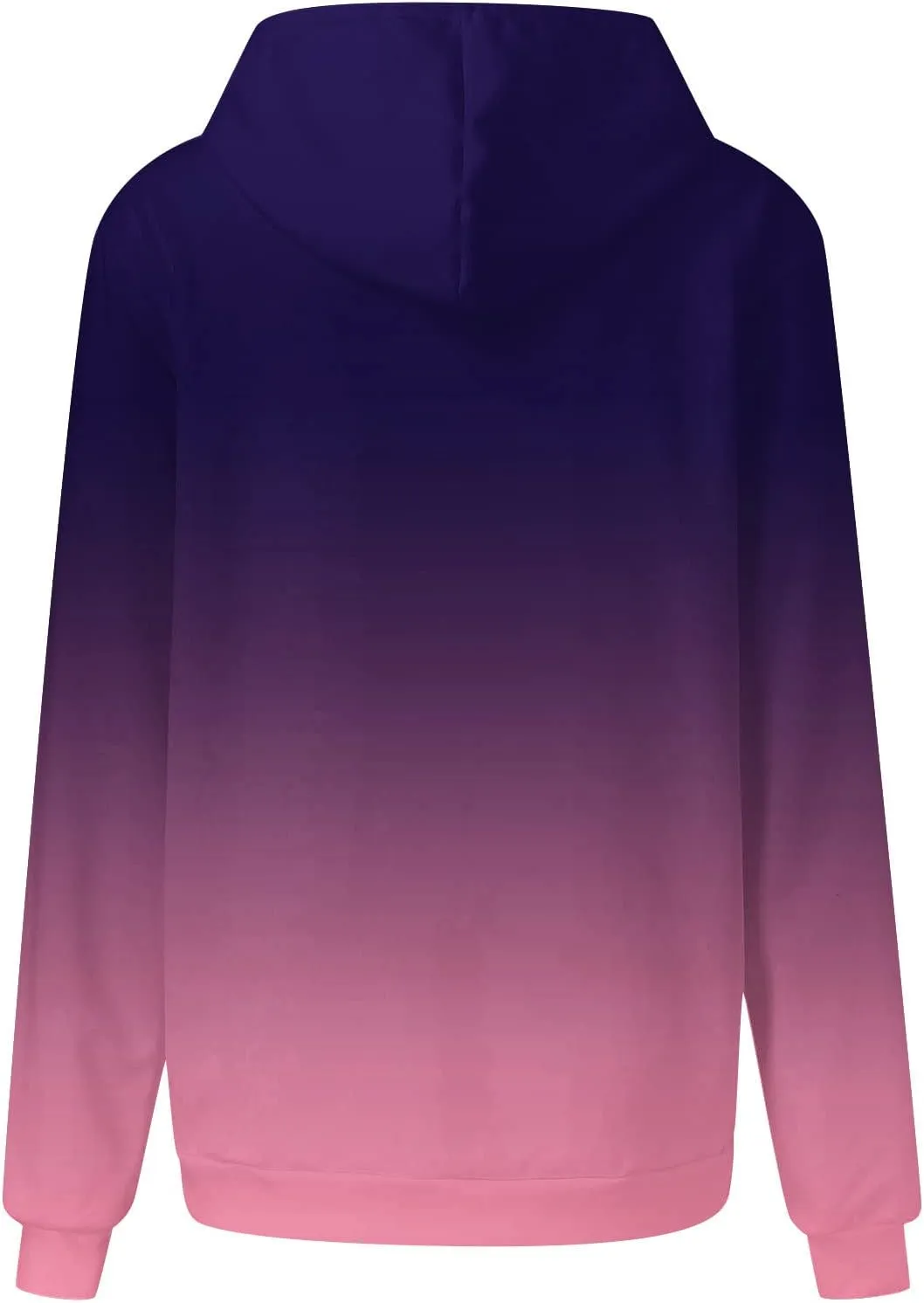 Oversized Hoodies Sweatshirt For Women Fall Trendy 2023 Teen Girls y2k Clothes Long Sleeve Gradient Pullover Hoodie