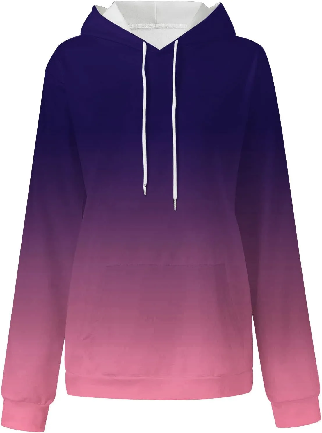 Oversized Hoodies Sweatshirt For Women Fall Trendy 2023 Teen Girls y2k Clothes Long Sleeve Gradient Pullover Hoodie